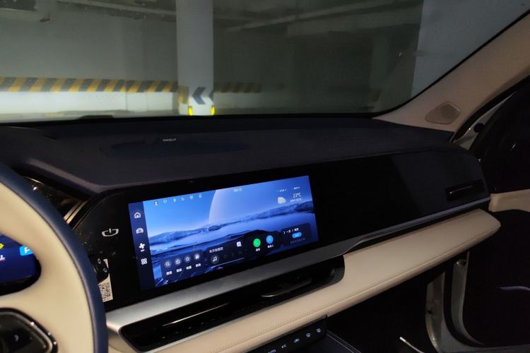Used Geely Auto Monjaro L 2022 1.5T Leishen Hi·F Plug-in Hybrid Super Xun Audio And AC Panel