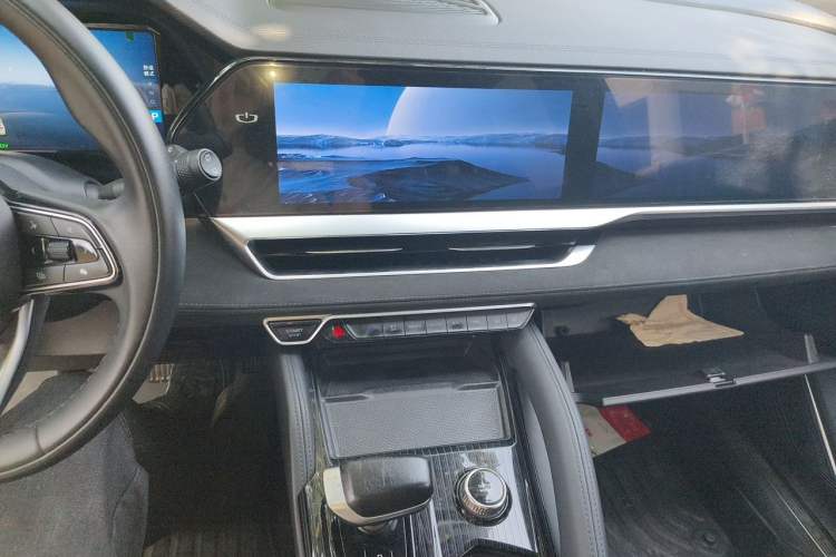 Used Geely Auto Monjaro L 2022 1.5T Thunder Hi·F Plug-in Hybrid Super Rui Audio And AC Panel