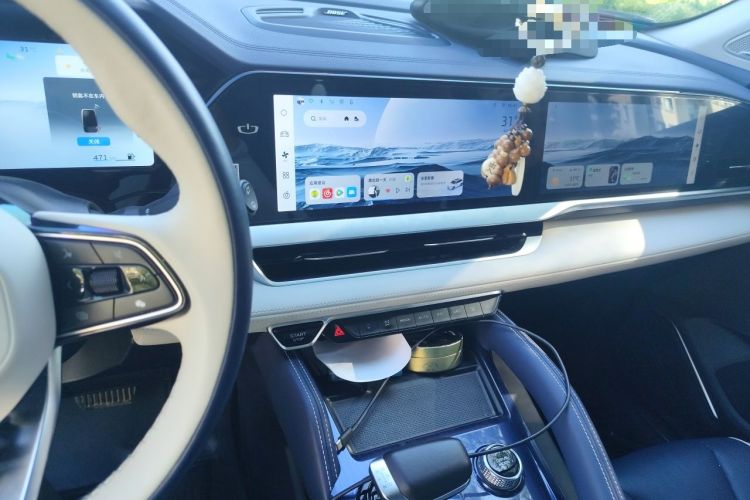 Used Geely Auto Monjaro L 2022 1.5T Thunder Hi·F Plug-in Hybrid Super Rui Audio And AC Panel