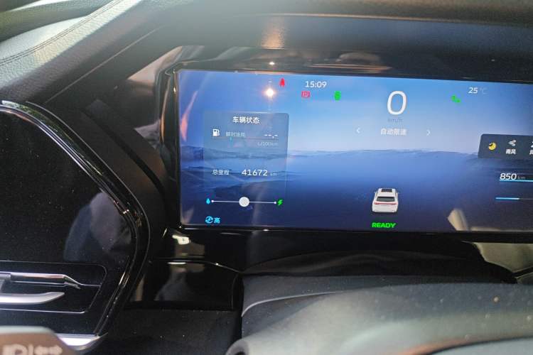 Used Geely Auto Monjaro L 2022 1.5T Thunder Hi·F Plug-in Hybrid Super Rui Odometer Close Up