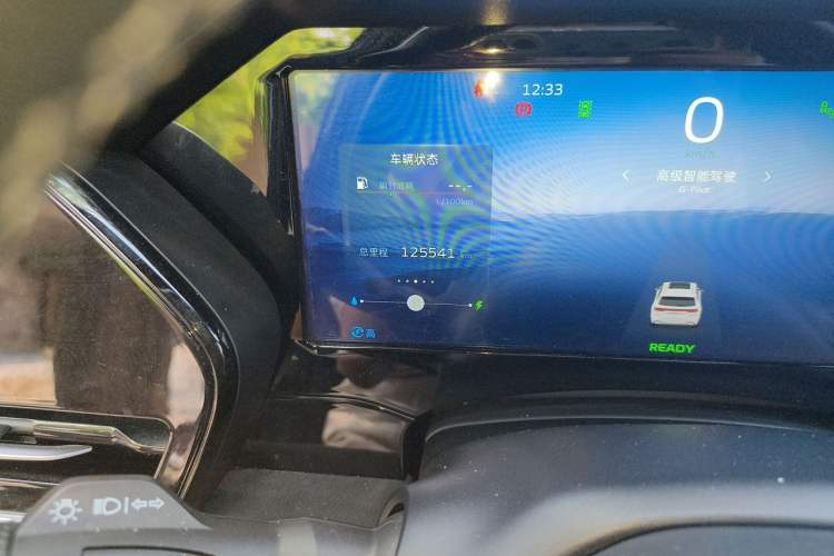 Used Geely Auto Monjaro L 2022 1.5T Thunder Hi·F Plug-in Hybrid Super Rui Odometer Close Up