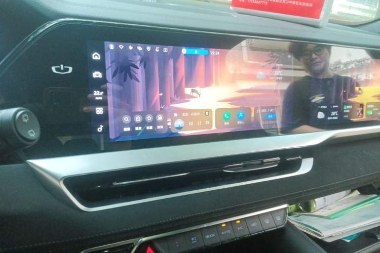 Used Geely Auto Monjaro L 2022 1.5T Leishen Hi·F Plug-in Hybrid Super Xun Audio And AC Panel