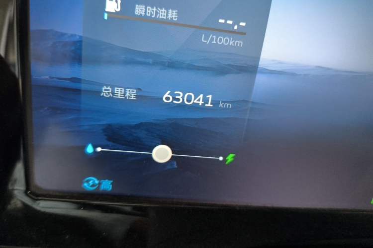 Used Geely Auto Monjaro L 2022 1.5T Thunder Hi·F Plug-in Hybrid Super Rui Odometer Close Up