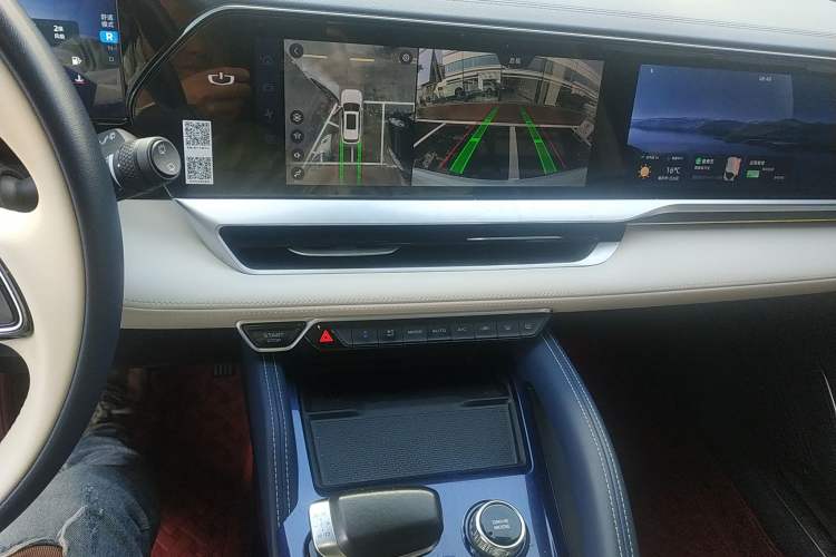 Used Geely Auto Monjaro L 2022 1.5T Leishen Hi·F Plug-in Hybrid Super Xun Audio And AC Panel