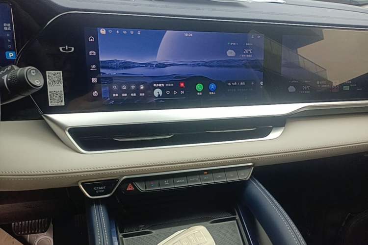 Used Geely Auto Monjaro L 2022 1.5T Thunder Hi·F Plug-in Hybrid Super Rui Audio And AC Panel
