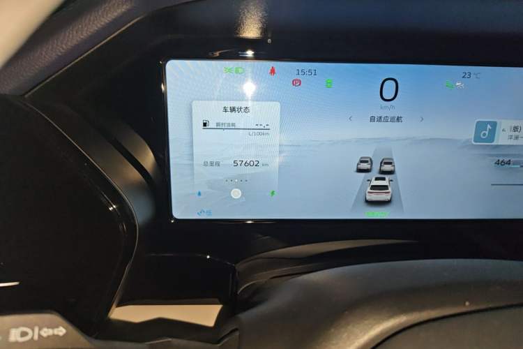 Used Geely Auto Monjaro L 2022 1.5T Thunder Hi·F Plug-in Hybrid Super Rui Odometer Close Up
