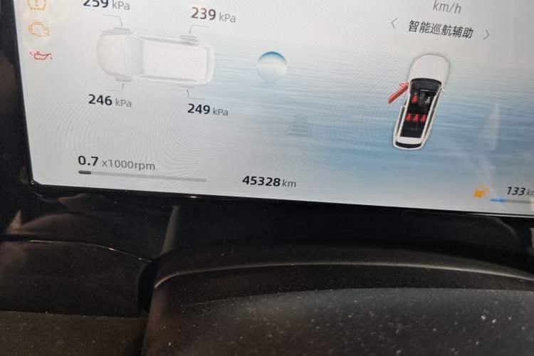 Used Geely Auto Monjaro L 2023 2.0TD High-Power Automatic Two-Wheel Drive Flagship Version Odometer Close Up