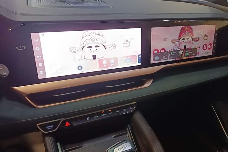 Used Geely Auto Monjaro L 2023 2.0TD High-Power Automatic Two-Wheel Drive Flagship Version Audio And AC Panel