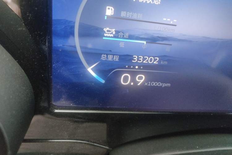 Used Geely Auto Monjaro L 2023 2.0TD High-Power Automatic Two-Wheel Drive Flagship Version Odometer Close Up