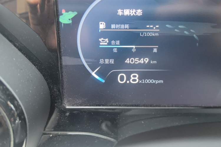 Used Geely Auto Monjaro L 2023 2.0TD High-Power Automatic Two-Wheel Drive Flagship Version Odometer Close Up