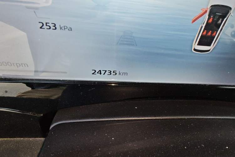 Used Geely Auto Monjaro L 2023 2.0TD High-Power Automatic Two-Wheel Drive Flagship Version Odometer Close Up