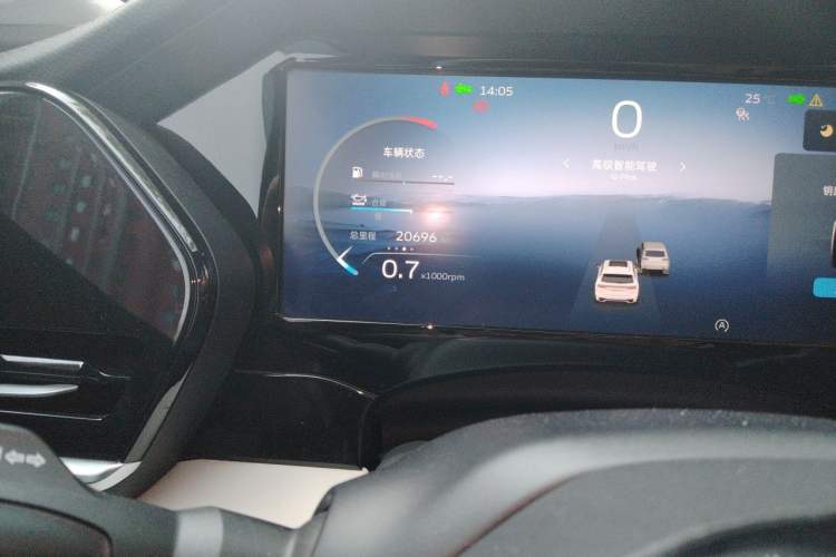 Used Geely Auto Monjaro L 2023 2.0TD High-Power Automatic Two-Wheel Drive Flagship Version Odometer Close Up