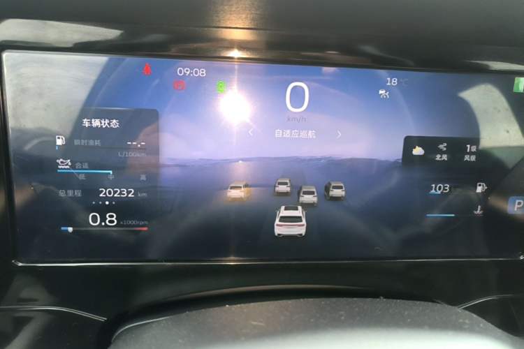 Used Geely Auto Monjaro L 2023 2.0TD High-Power Automatic Two-Wheel Drive Flagship Version Instrument Cluster