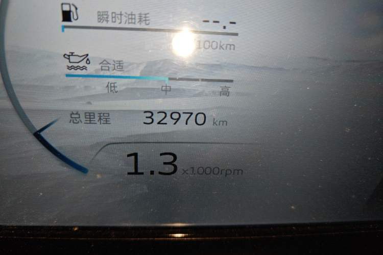 Used Geely Auto Monjaro L 2023 2.0TD High-Power Automatic Two-Wheel Drive Flagship Version Odometer Close Up