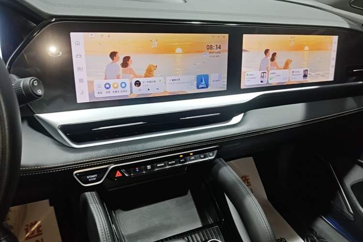 Used Geely Auto Monjaro L 2024 2.0TD DCT EVO Two-Wheel Drive Long-Range Version Audio And AC Panel