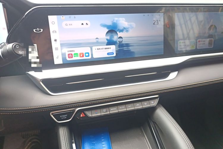 Used Geely Auto Monjaro L 2024 2.0TD DCT EVO Two-Wheel Drive Long-Range Version Audio And AC Panel