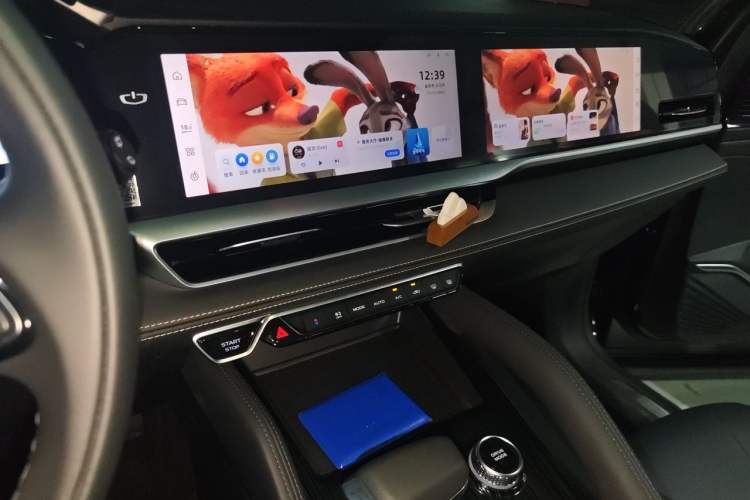 Used Geely Auto Monjaro L 2024 2.0TD DCT EVO Two-Wheel Drive Long-Range Version Audio And AC Panel