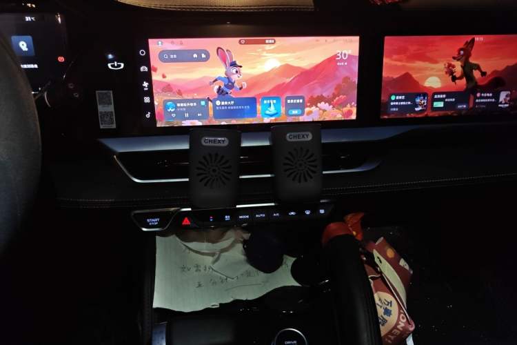 Used Geely Auto Monjaro L 2024 2.0TD DCT EVO Two-Wheel Drive Long-Range Version Audio And AC Panel