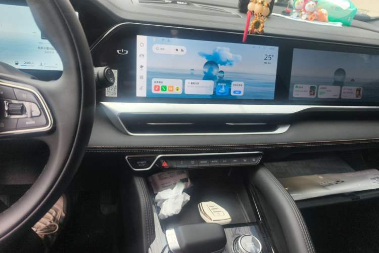 Used Geely Auto Monjaro L 2024 2.0TD DCT EVO Two-Wheel Drive Long-Range Version Audio And AC Panel