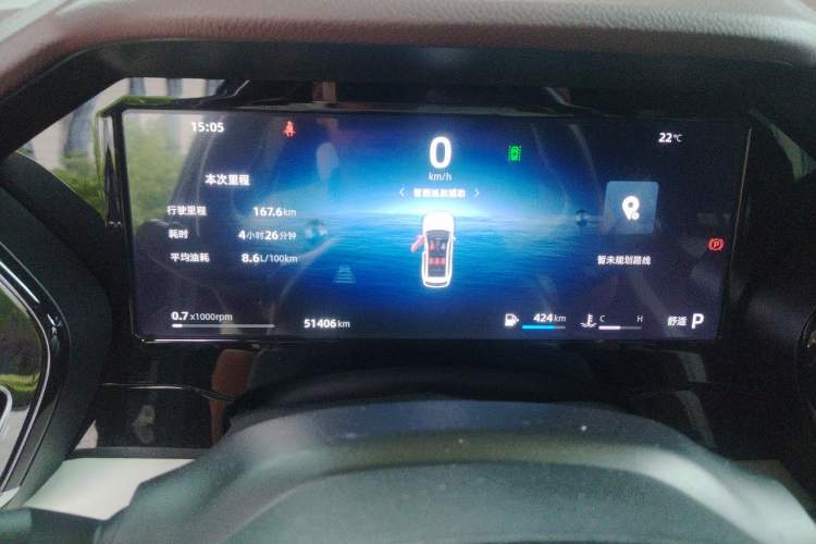 Used Geely Auto Monjaro L 2024 2.0TD High-Power Automatic Two-Wheel Drive Yunqi Version Instrument Cluster