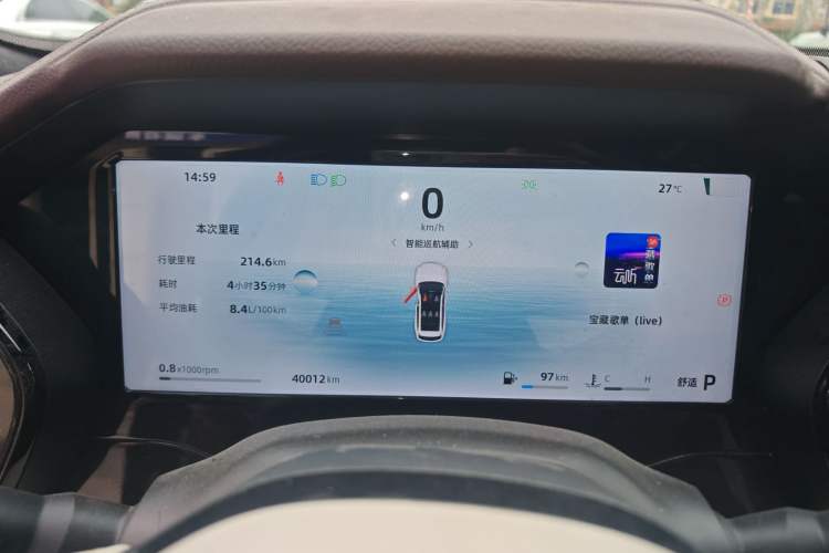 Used Geely Auto Monjaro L 2024 2.0TD High-Power Automatic Two-Wheel Drive Yunqi Version Instrument Cluster