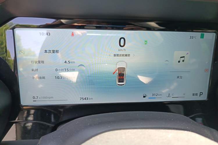 Used Geely Auto Monjaro L 2024 2.0TD High-Power Automatic Two-Wheel Drive Yunqi Version Instrument Cluster