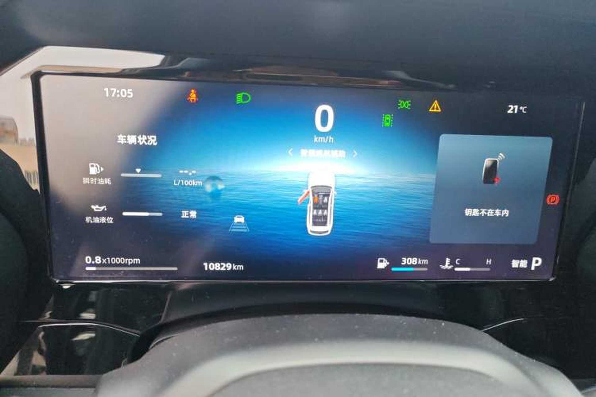 Used Geely Auto Monjaro L 2024 2.0TD DCT EVO Two-Wheel Drive Long-Range Version Instrument Cluster