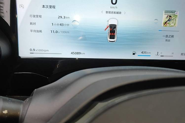 Used Geely Auto Monjaro L 2024 2.0TD High-Power Automatic Two-Wheel Drive Yunqi Version Odometer Close Up