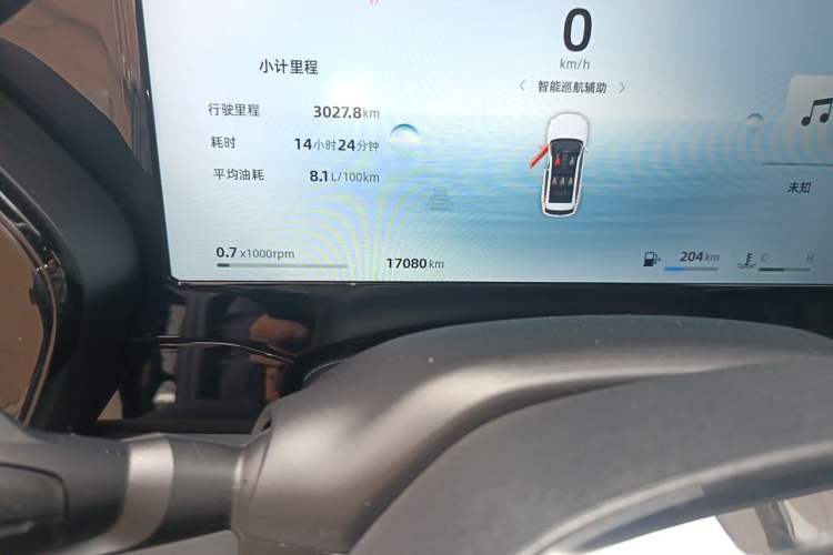 Used Geely Auto Monjaro L 2024 2.0TD DCT EVO Two-Wheel Drive Long-Range Version Odometer Close Up