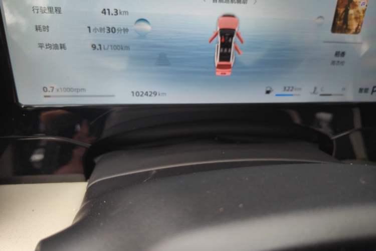 Used Geely Auto Monjaro L 2024 2.0TD High-Power Automatic Two-Wheel Drive Yunqi Version Odometer Close Up