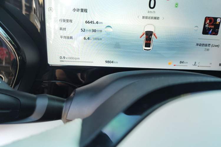 Used Geely Auto Monjaro L 2024 2.0TD High-Power Automatic Two-Wheel Drive Yunqi Version Odometer Close Up