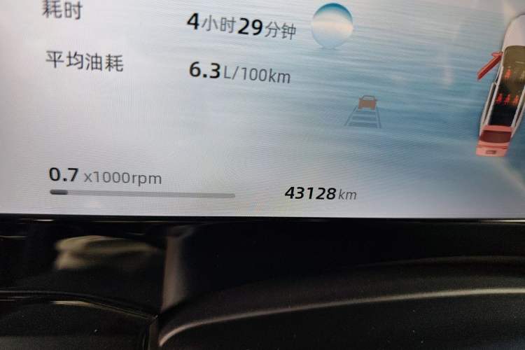 Used Geely Auto Monjaro L 2024 2.0TD DCT EVO Two-Wheel Drive Long-Range Version Odometer Close Up
