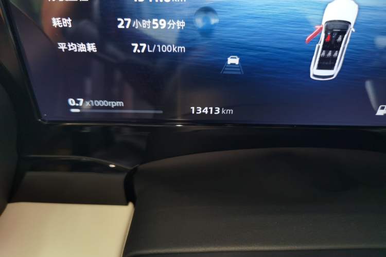 Used Geely Auto Monjaro L 2024 2.0TD High-Power Automatic Two-Wheel Drive Yunqi Version Odometer Close Up