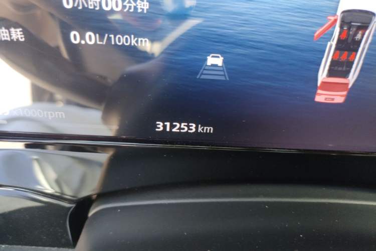 Used Geely Auto Monjaro L 2024 2.0TD High-Power Automatic Two-Wheel Drive Skyline Edition Odometer Close Up