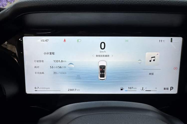 Used Geely Auto Monjaro L 2024 2.0TD DCT EVO Two-Wheel Drive Long-Range Version Odometer Close Up