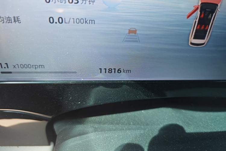 Used Geely Auto Monjaro L 2024 2.0TD High-Power Automatic Two-Wheel Drive Yunqi Version Odometer Close Up