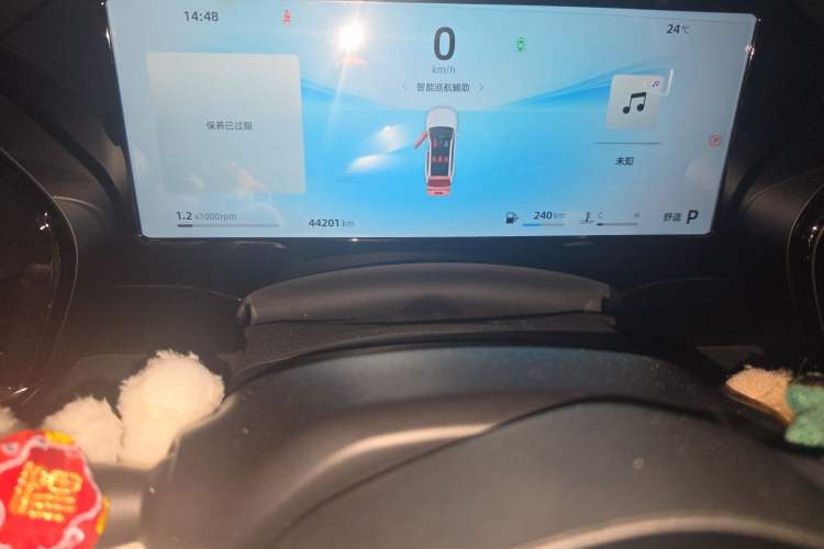 Used Geely Auto Monjaro L 2024 2.0TD DCT EVO Two-Wheel Drive Long-Range Version Odometer Close Up