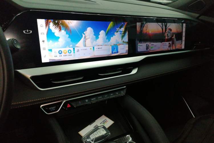 Used Geely Auto Monjaro L 2024 2.0TD DCT EVO Two-Wheel Drive Long-Range Version Audio And AC Panel