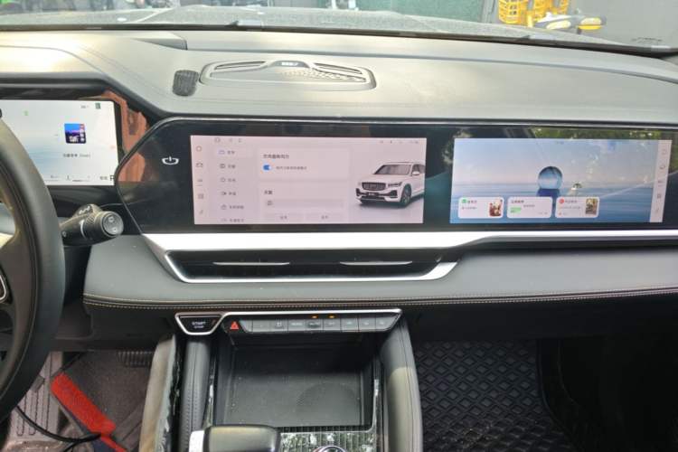 Used Geely Auto Monjaro L 2024 2.0TD DCT EVO Two-Wheel Drive Long-Range Version Audio And AC Panel