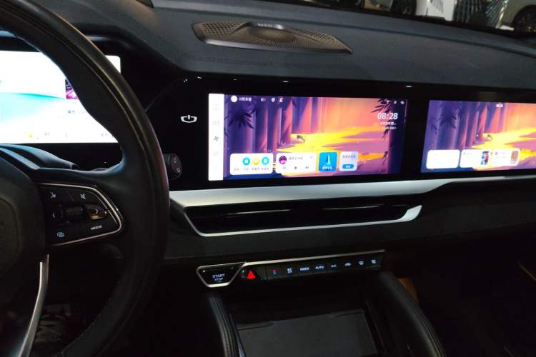 Used Geely Auto Monjaro L 2024 2.0TD High-Power Automatic Two-Wheel Drive Skyline Edition Audio And AC Panel