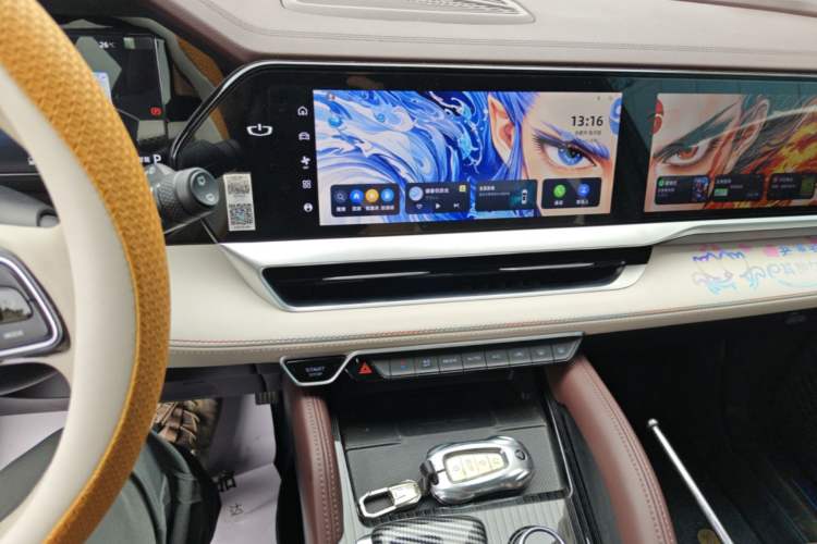 Used Geely Auto Monjaro L 2024 2.0TD High-Power Automatic Two-Wheel Drive Yunqi Version Audio And AC Panel