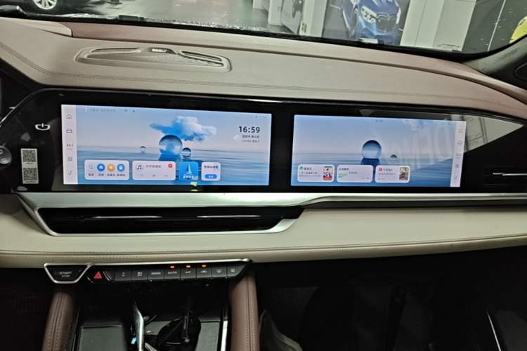 Used Geely Auto Monjaro L 2024 2.0TD High-Power Automatic Two-Wheel Drive Yunqi Version Audio And AC Panel