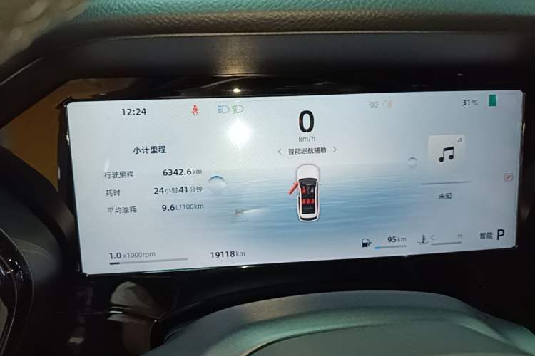 Used Geely Auto Monjaro L 2024 2.0TD High-Power Automatic Two-Wheel Drive Skyline Edition Instrument Cluster