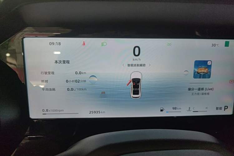 Used Geely Auto Monjaro L 2024 2.0TD DCT EVO Two-Wheel Drive Long-Range Version Instrument Cluster