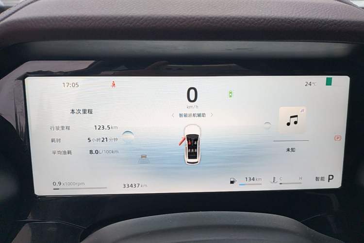 Used Geely Auto Monjaro L 2024 2.0TD High-Power Automatic Two-Wheel Drive Yunqi Version Instrument Cluster