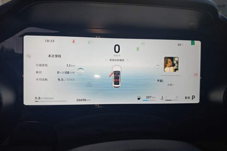 Used Geely Auto Monjaro L 2024 2.0TD High-Power Automatic Two-Wheel Drive Skyline Edition Instrument Cluster