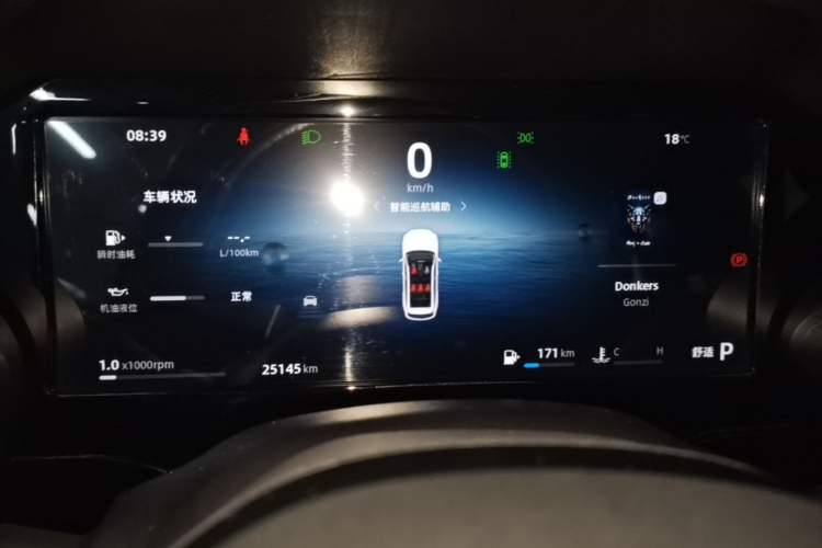 Used Geely Auto Monjaro L 2024 2.0TD High-Power Automatic Two-Wheel Drive Skyline Edition Instrument Cluster