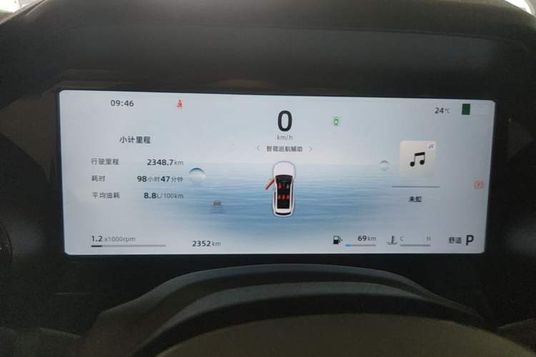 Used Geely Auto Monjaro L 2024 2.0TD DCT EVO Two-Wheel Drive Long-Range Version Instrument Cluster