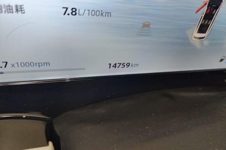 Used Geely Auto Monjaro L 2024 2.0TD High-Power Automatic Two-Wheel Drive Yunqi Version Odometer Close Up