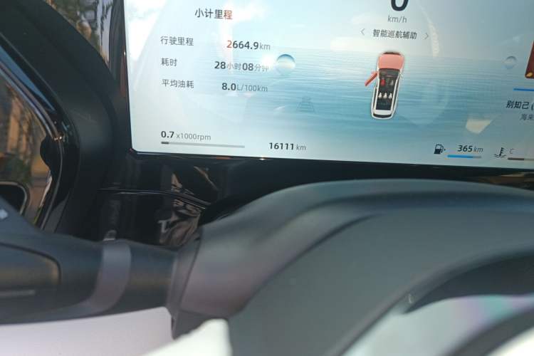 Used Geely Auto Monjaro L 2024 2.0TD High-Power Automatic Two-Wheel Drive Yunqi Version Odometer Close Up